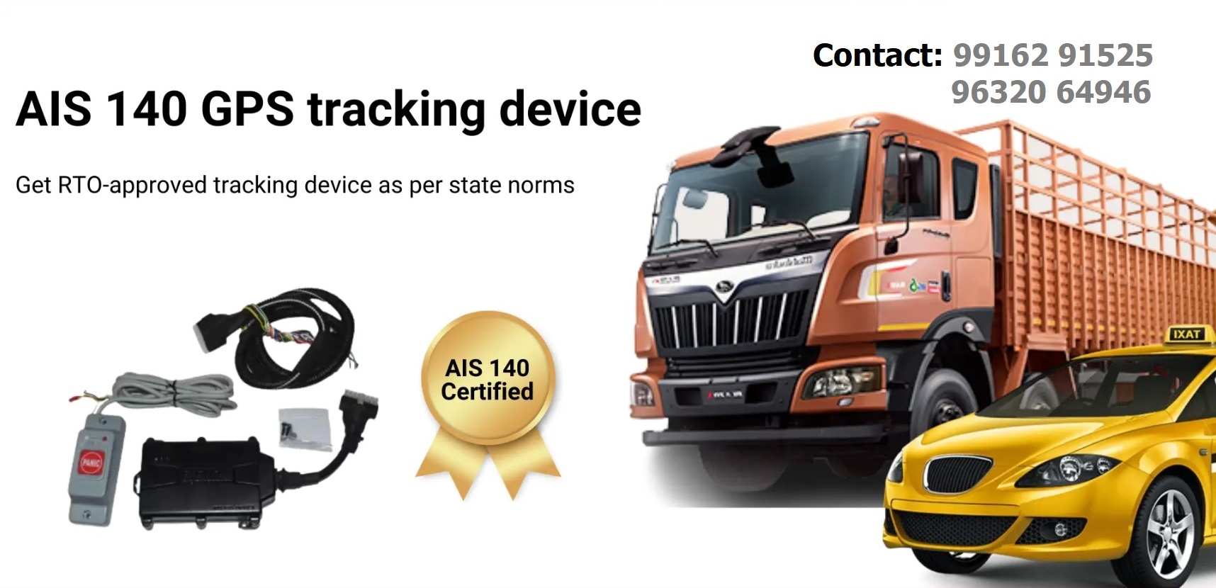 Peptrack AIS 140 GPS Tracker Panic Button